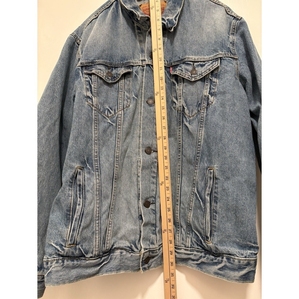 Levi's‎ Trucker Jacket Mens XXL Blue Excellent Medium Wash Denim 72334-0139 - Picture 9 of 13